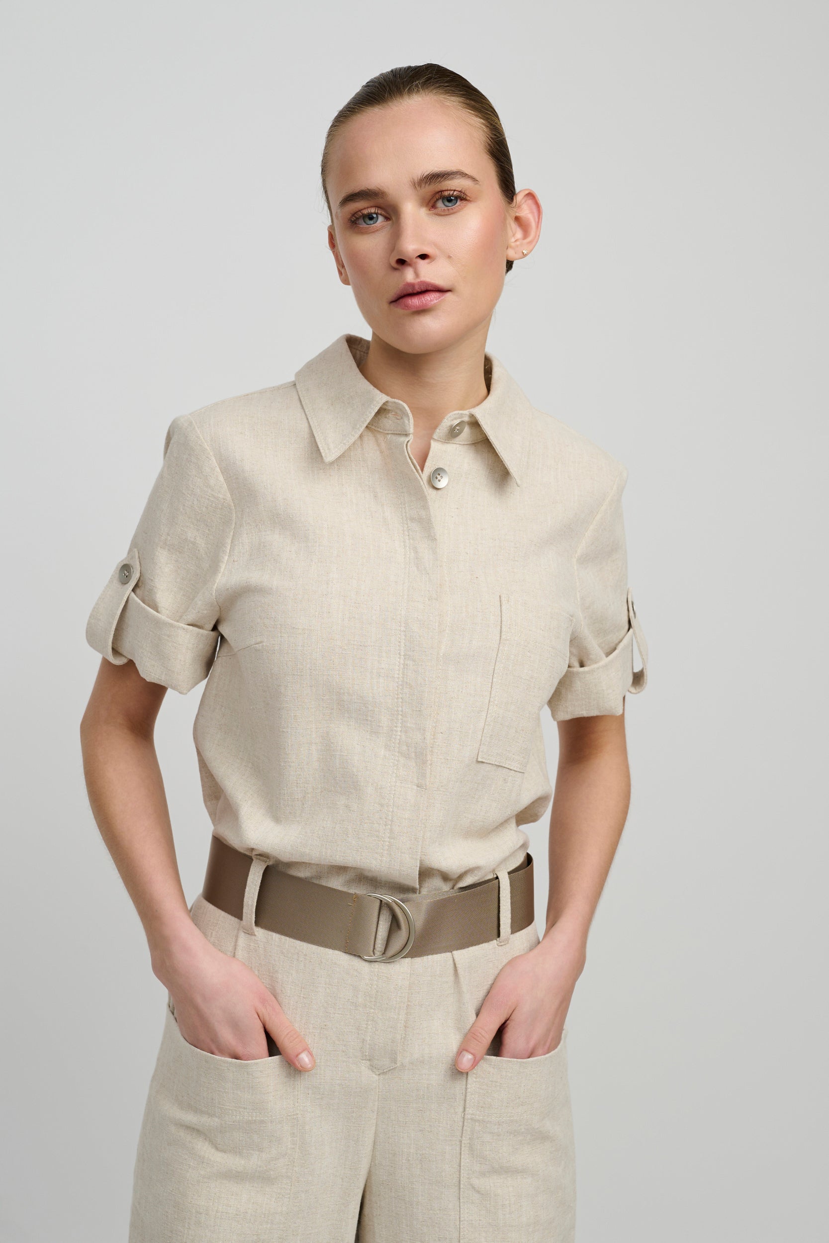 CRCella Hør Buksedragt