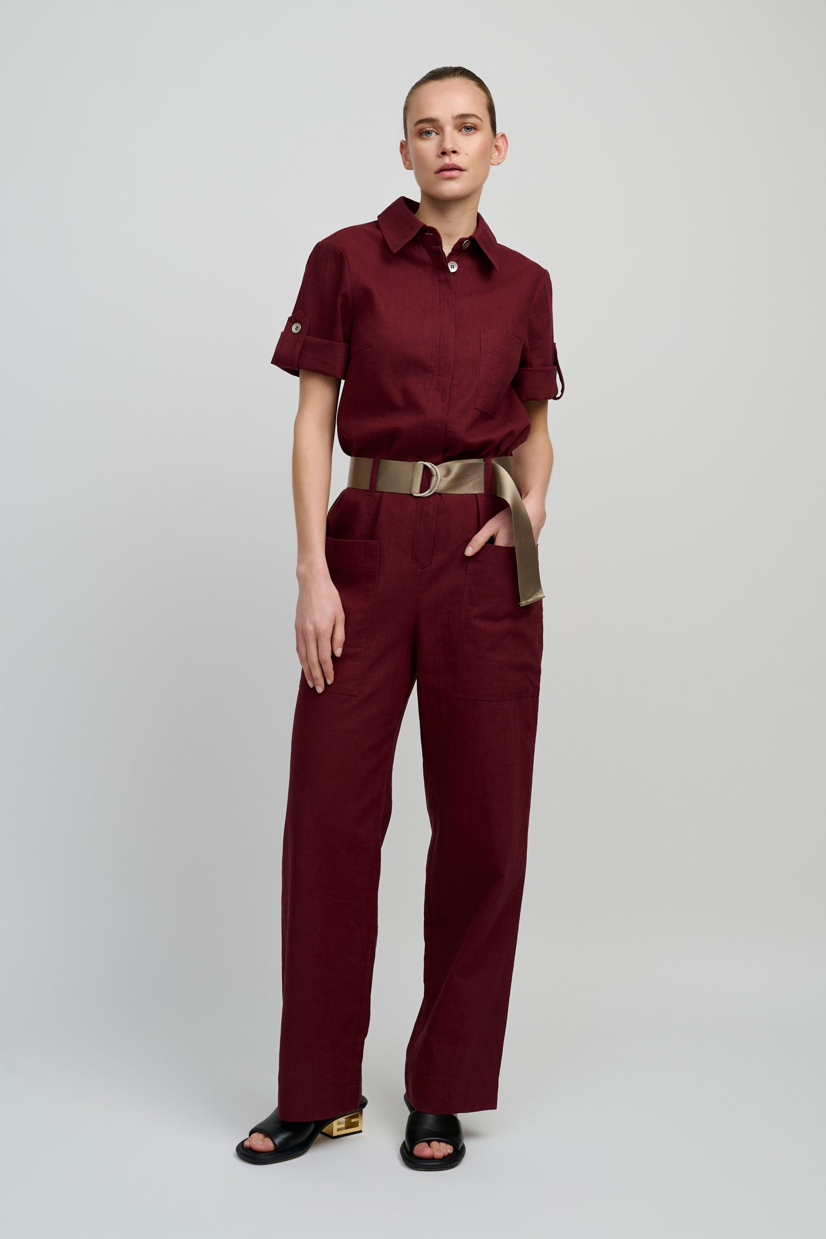 CRCella Hør Buksedragt