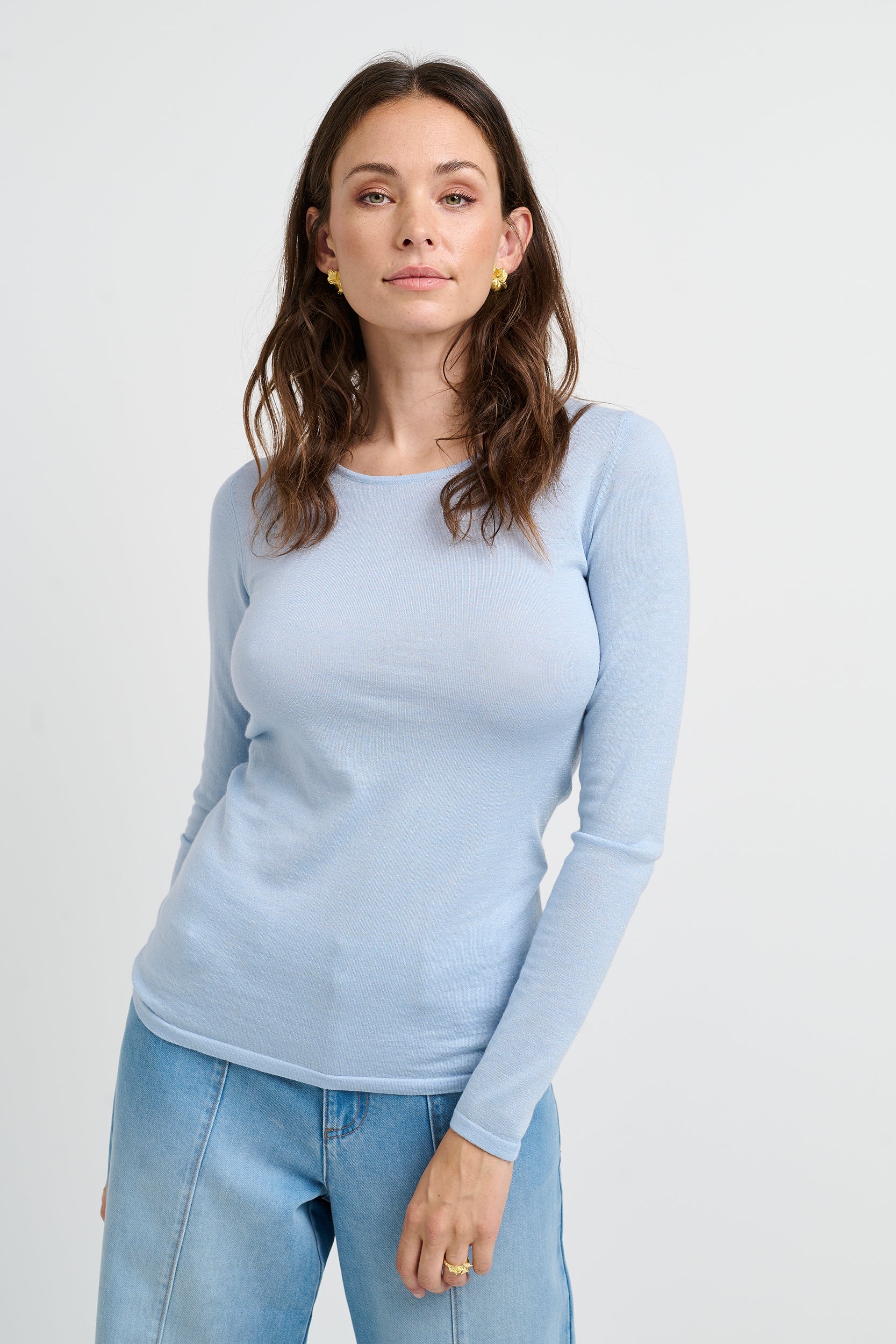 CRIndie glitter merino bluse