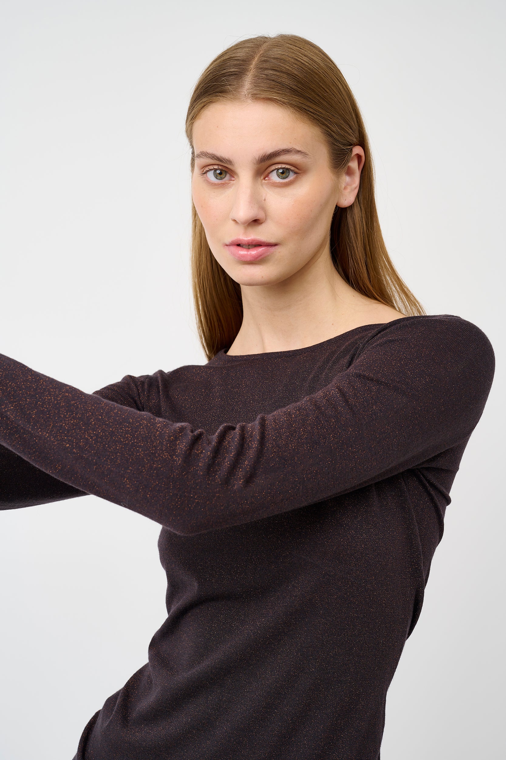 CRIndie glitter merino bluse