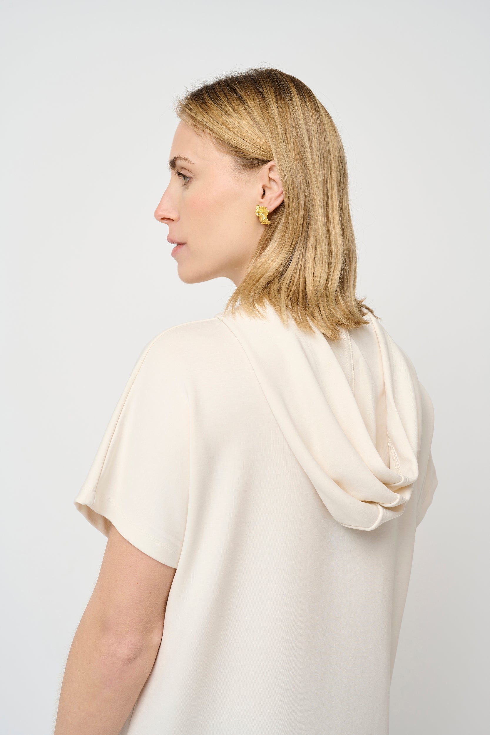 CRHallie hoodie kjole i modal