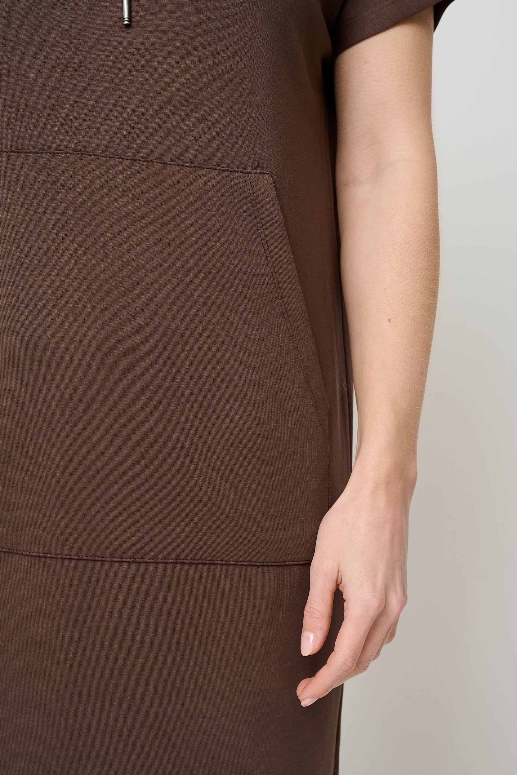 CRHallie hoodie kjole i modal