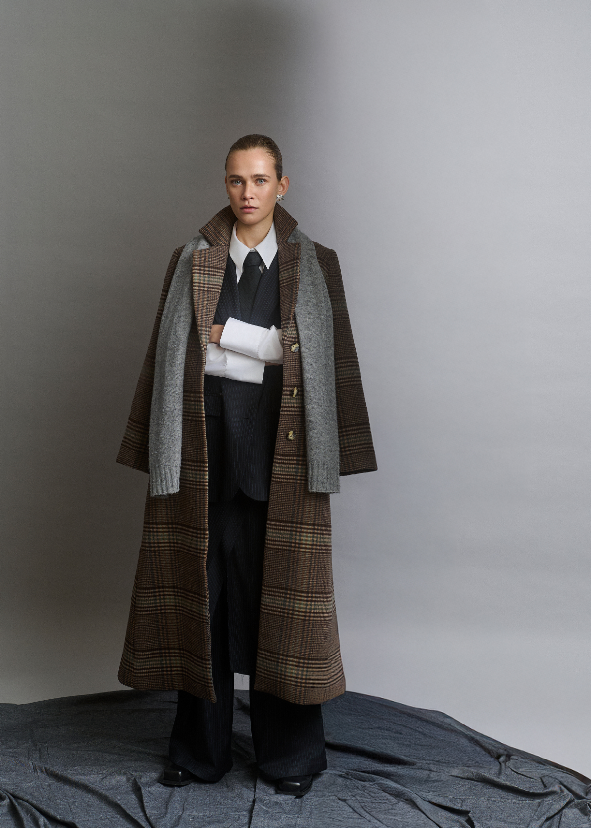 CRAzanda Nålestribet Vest