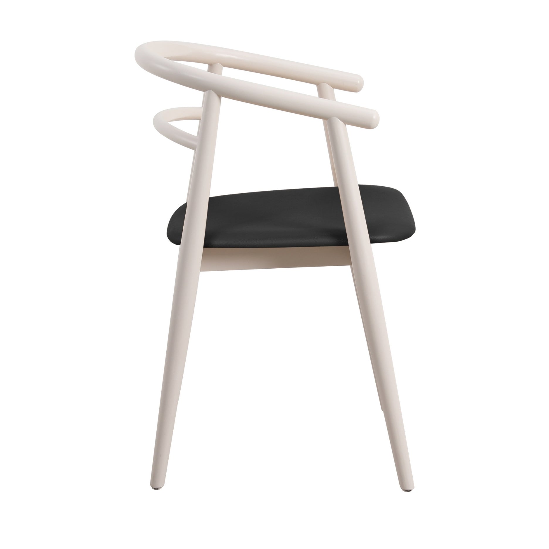 Søndervig, off-white bøg - lædersæde