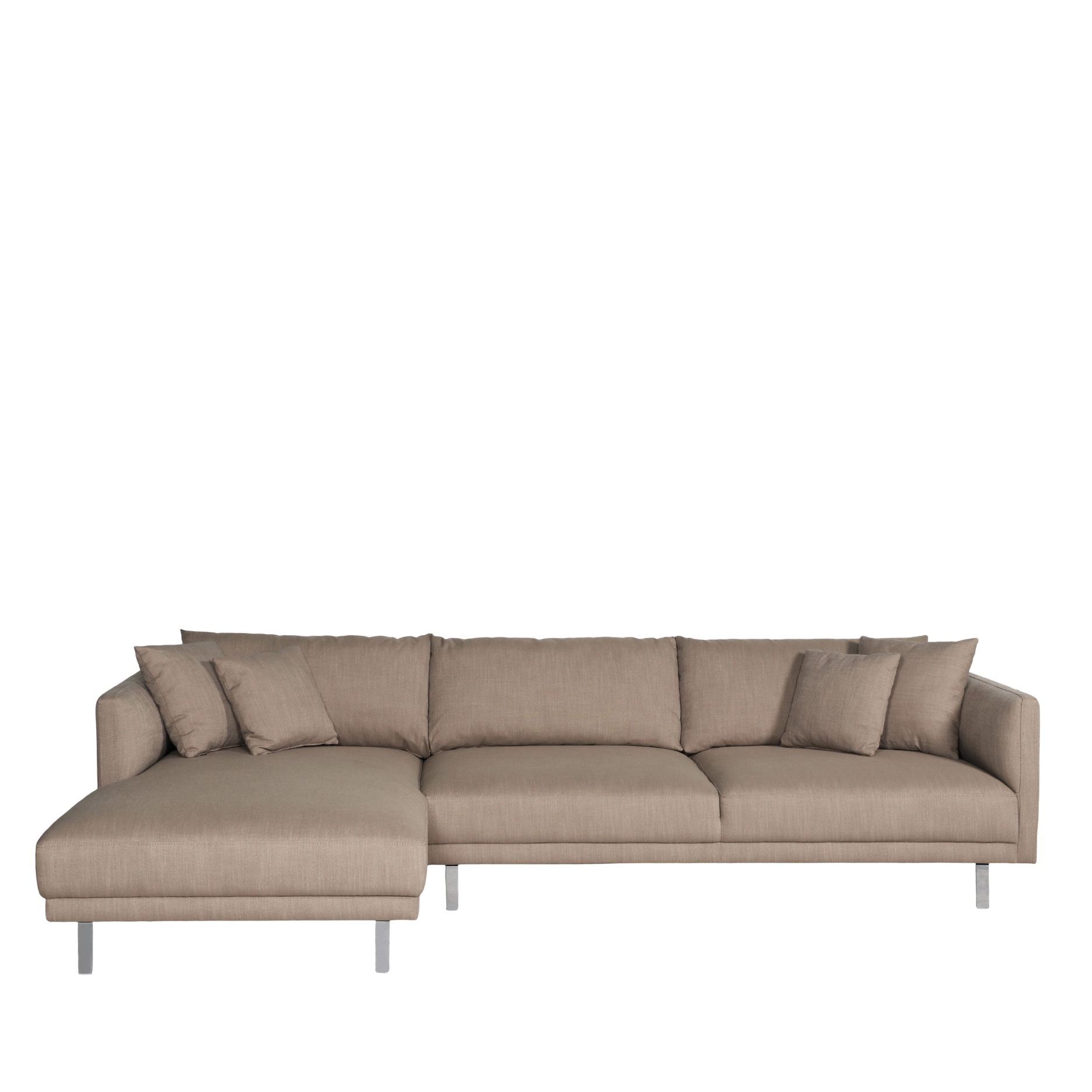Capella II chaiselong sofa - på ben (venstrevendt)