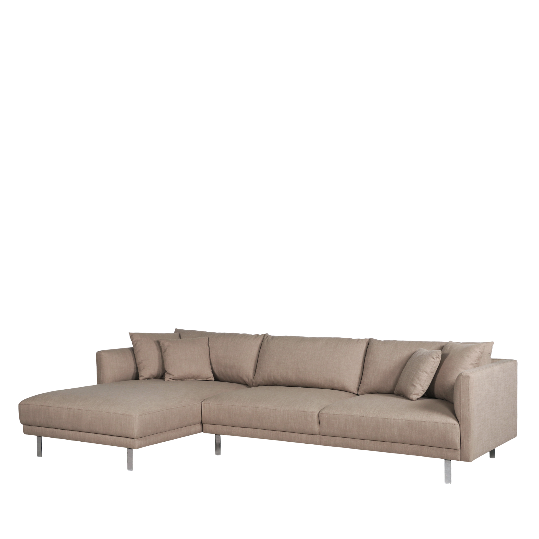 Capella II chaiselong sofa - på ben (venstrevendt)