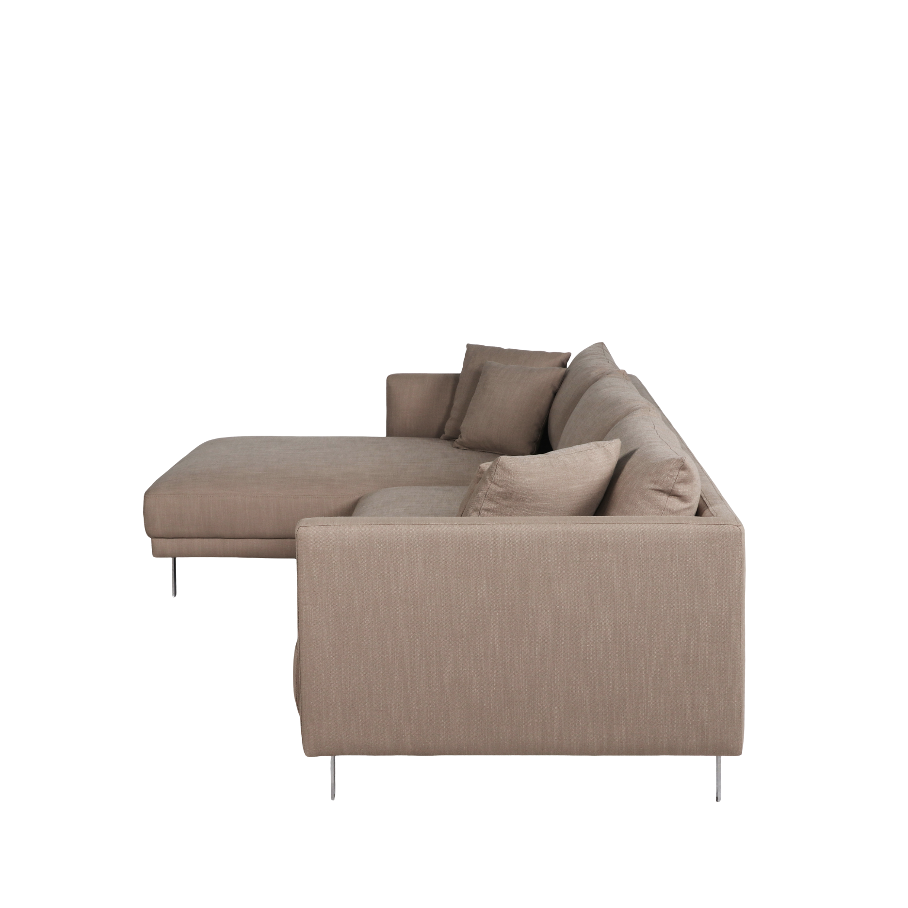 Capella II chaiselong sofa - på ben (venstrevendt)