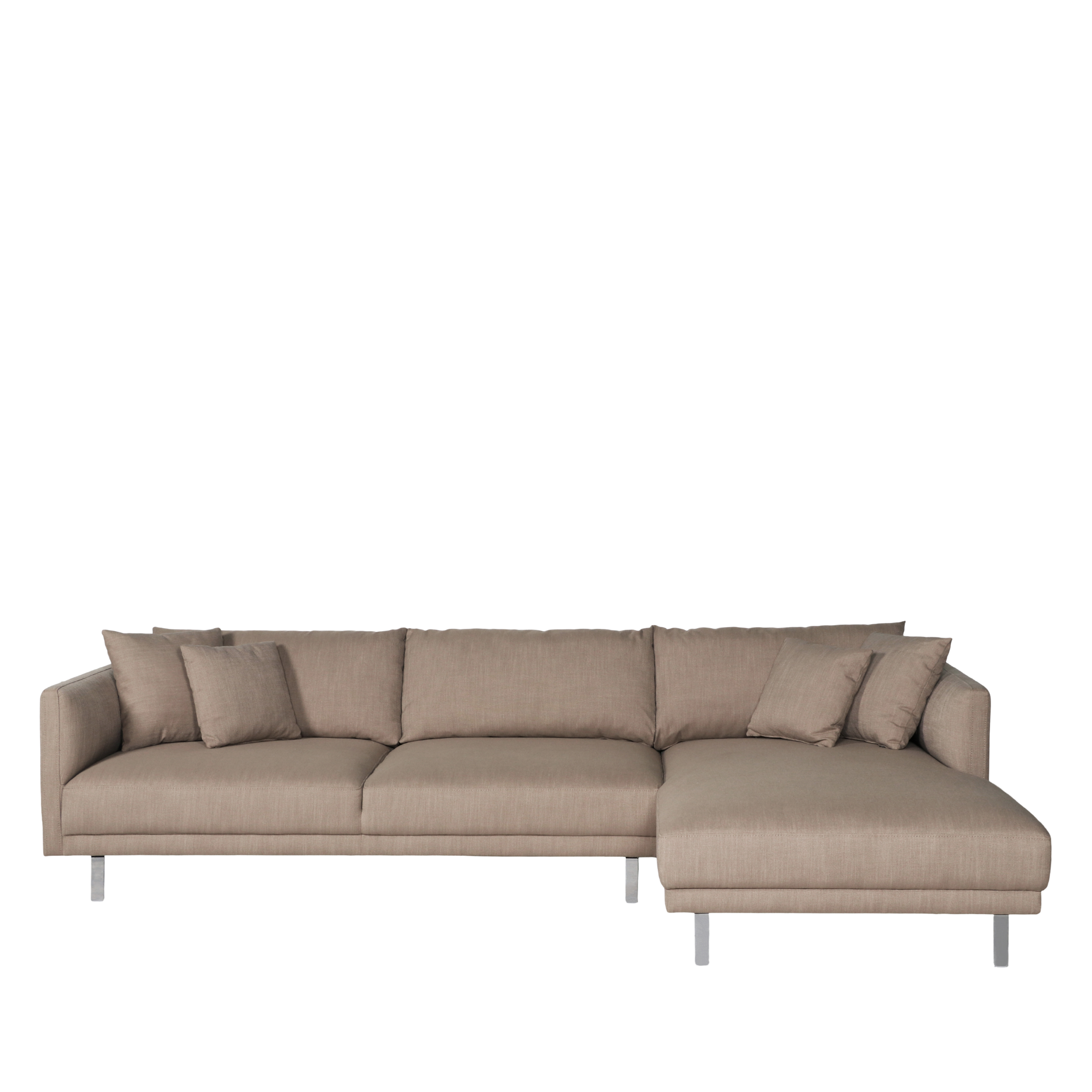 Capella II chaiselong sofa - på ben (højrevendt)