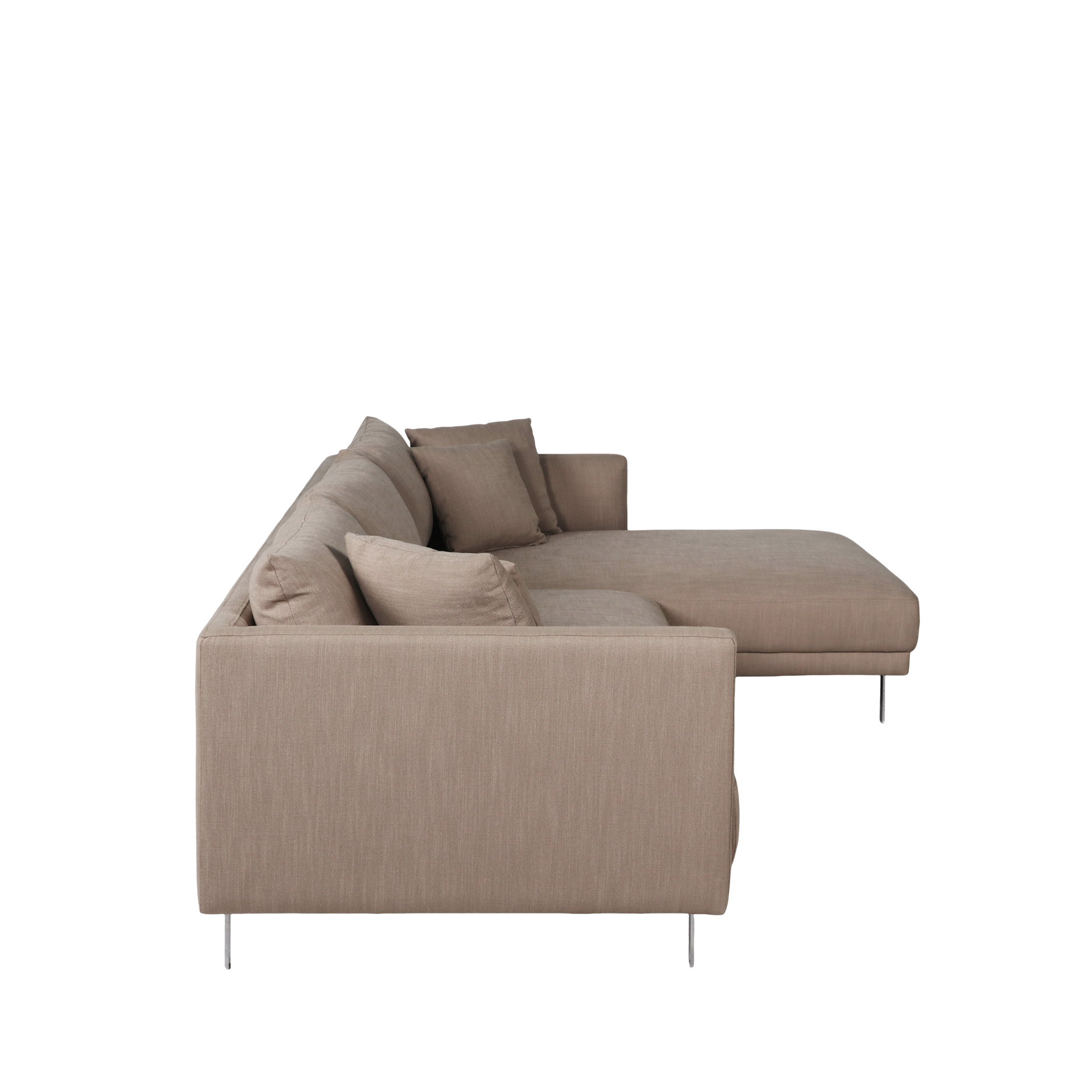 Capella II chaiselong sofa - på ben (højrevendt)