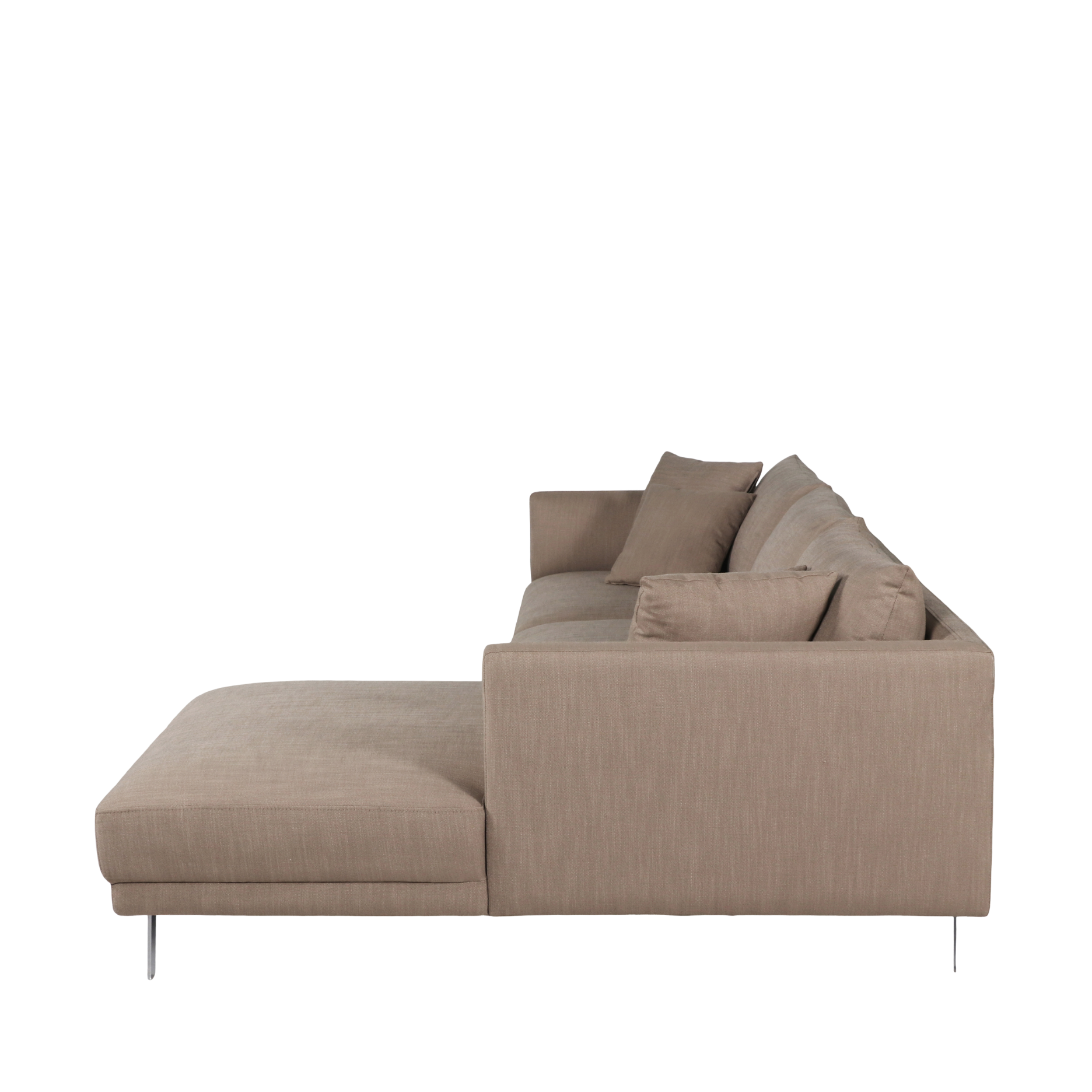 Capella II chaiselong sofa - på ben (højrevendt)
