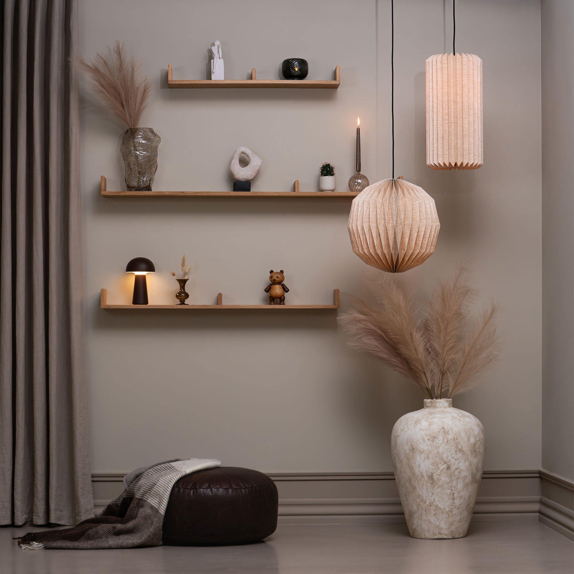 Keeper II U hylde olieret FSC-certificeret egetræ L110 cm