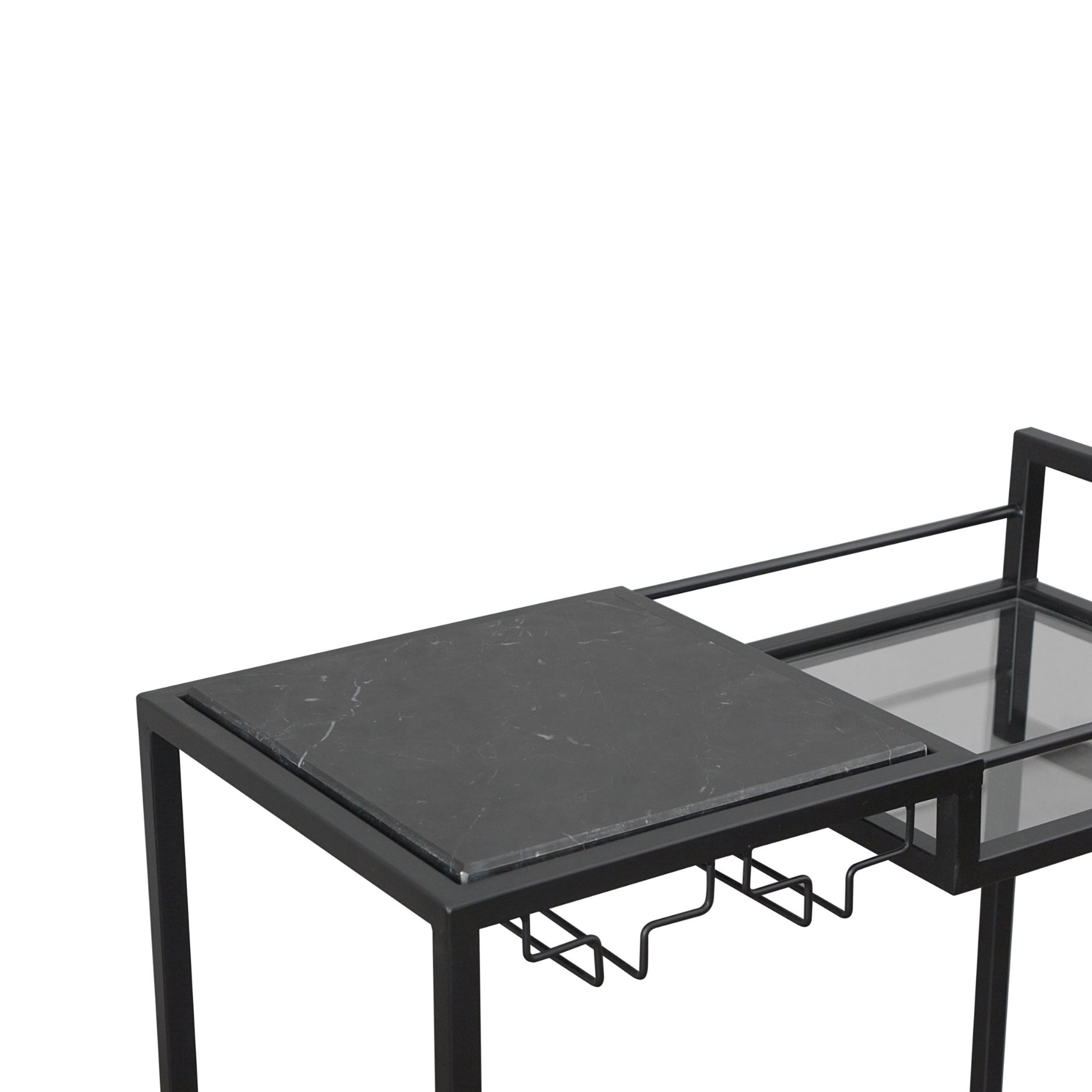 Mason II rullevogn MINI - sort metal