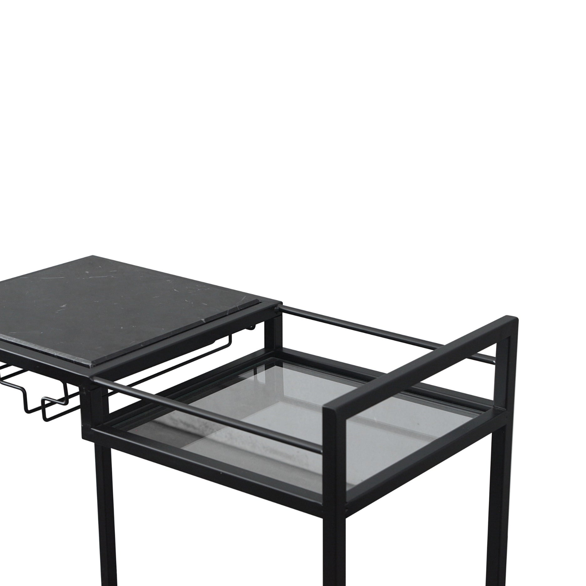 Mason II rullevogn MINI - sort metal