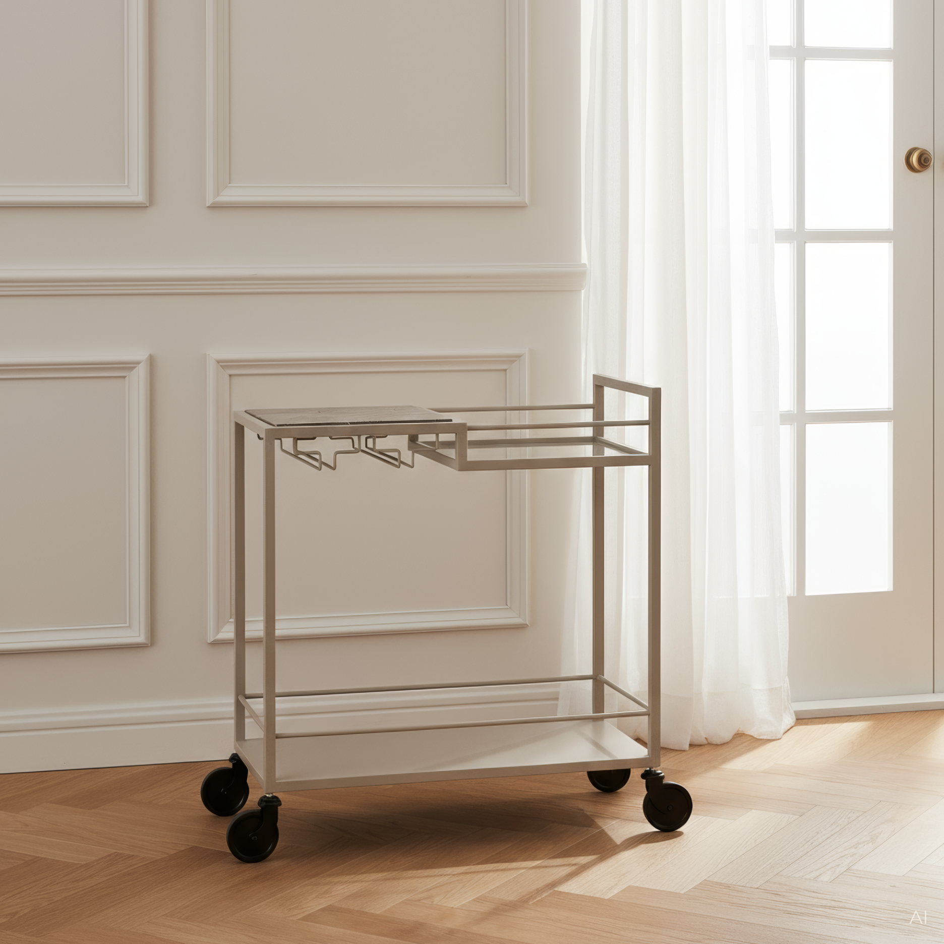 Mason II rullevogn MINI - lysebrun