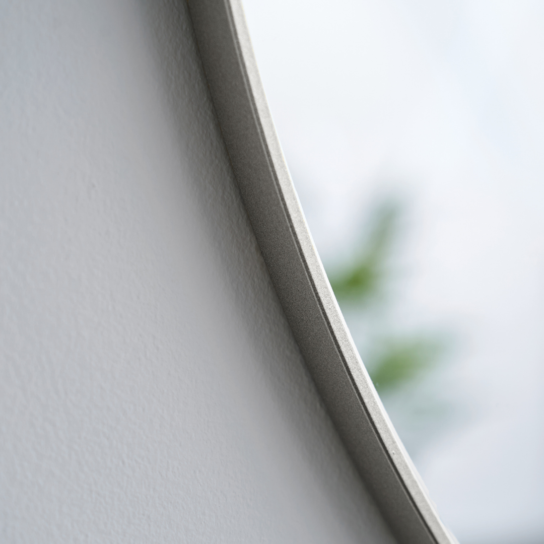 Moon II spejl - alu Ø80