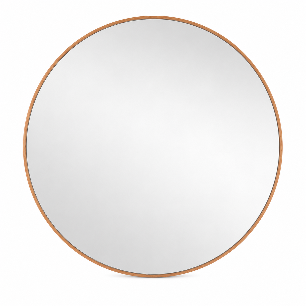 Moon spejl i eg - Ø60 cm
