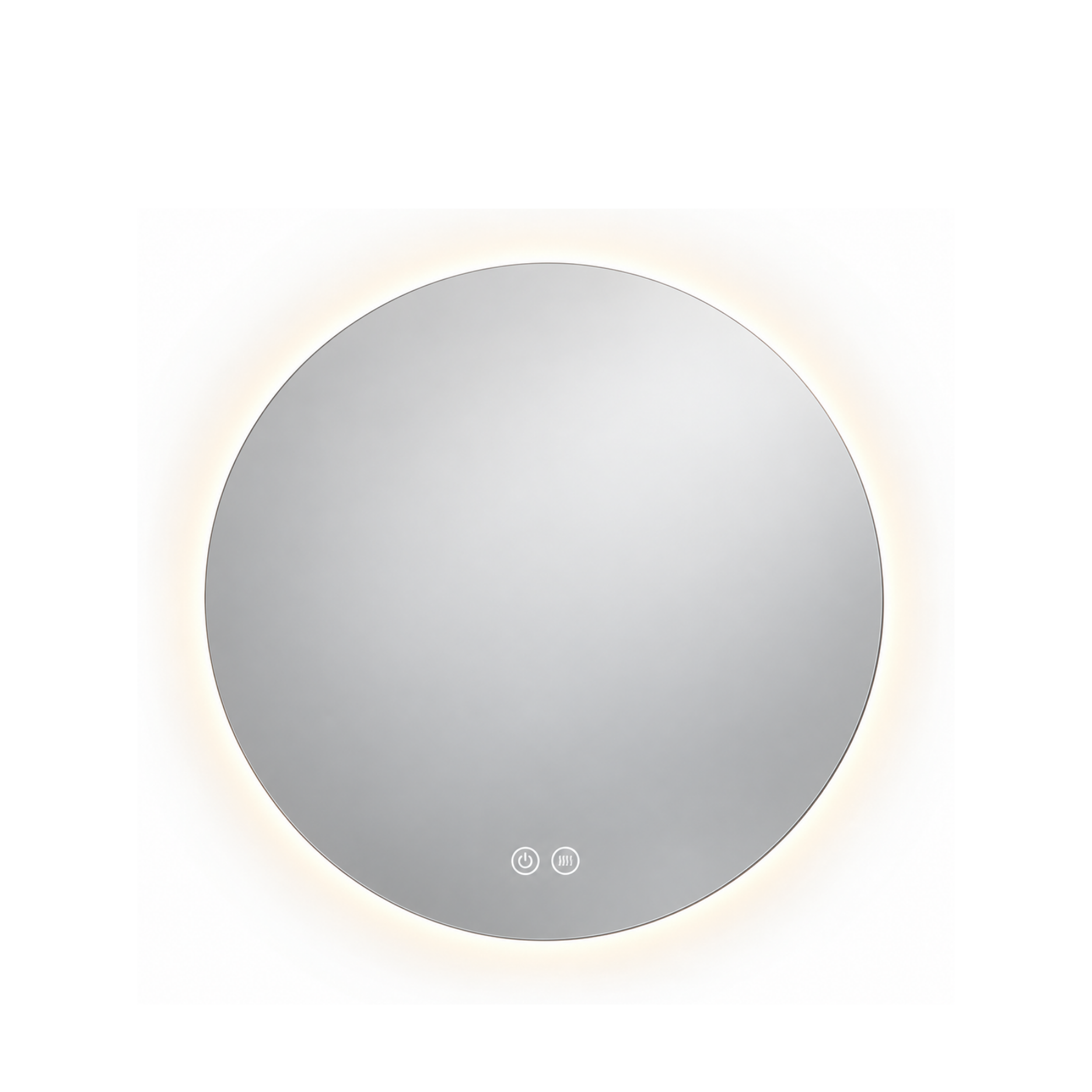 Moon Spejl m. LED Ø60
