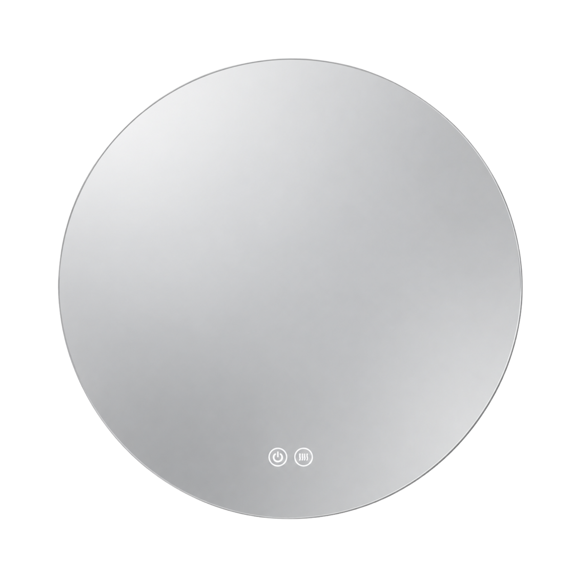 Moon Spejl m. LED Ø80