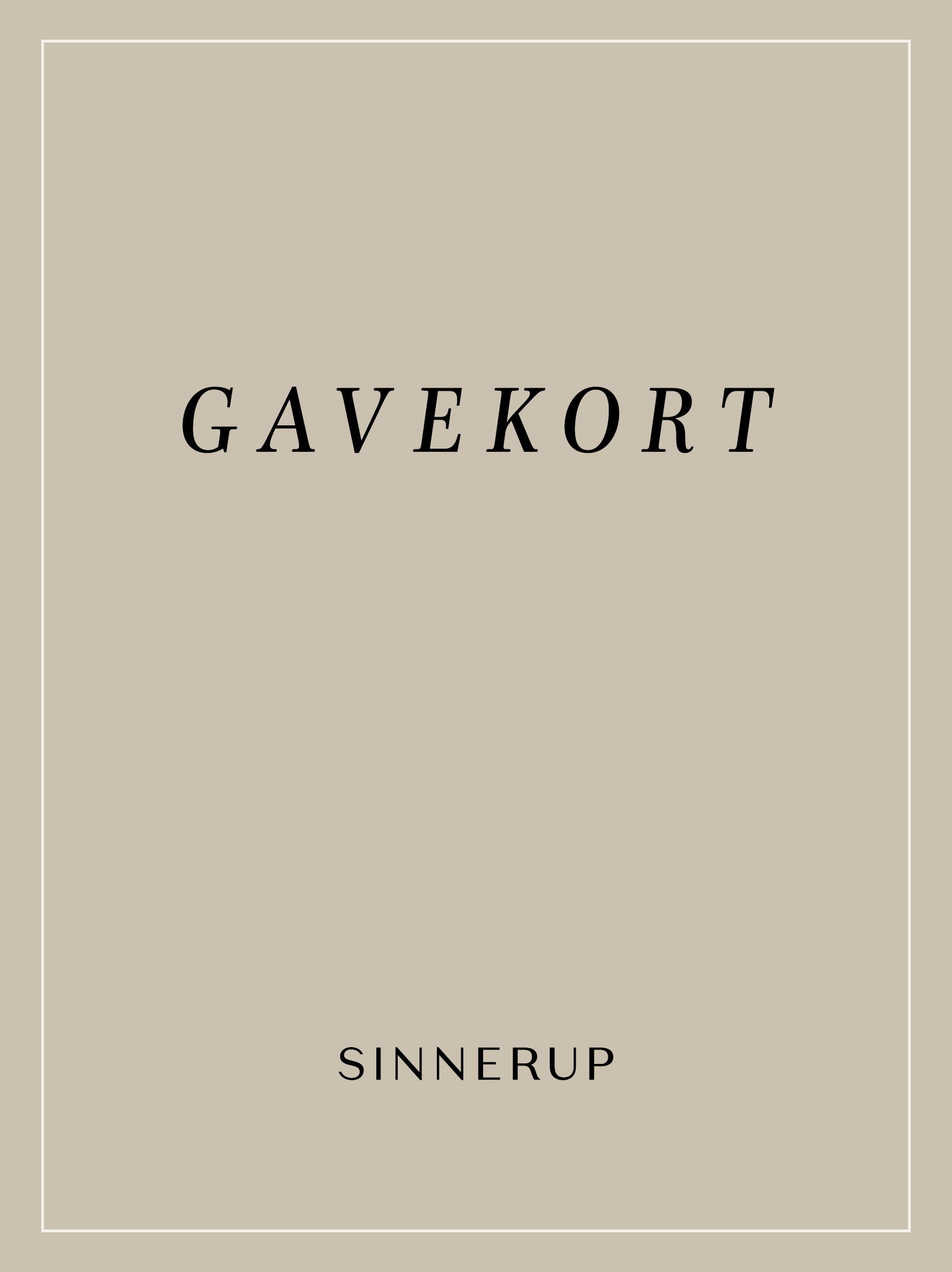 Sinnerup Gavekort