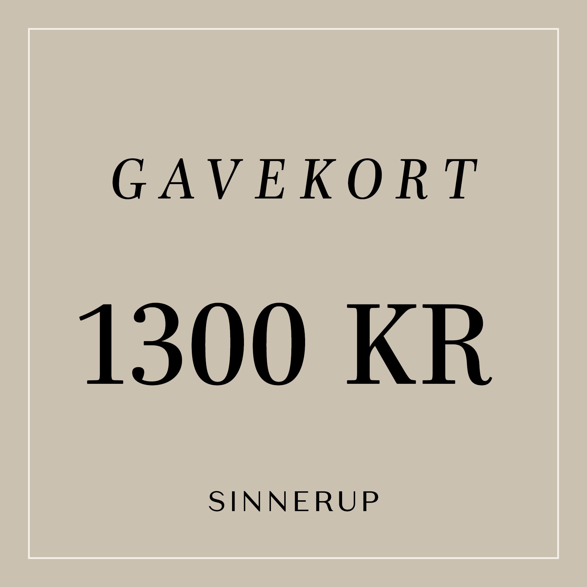 Sinnerup Gavekort