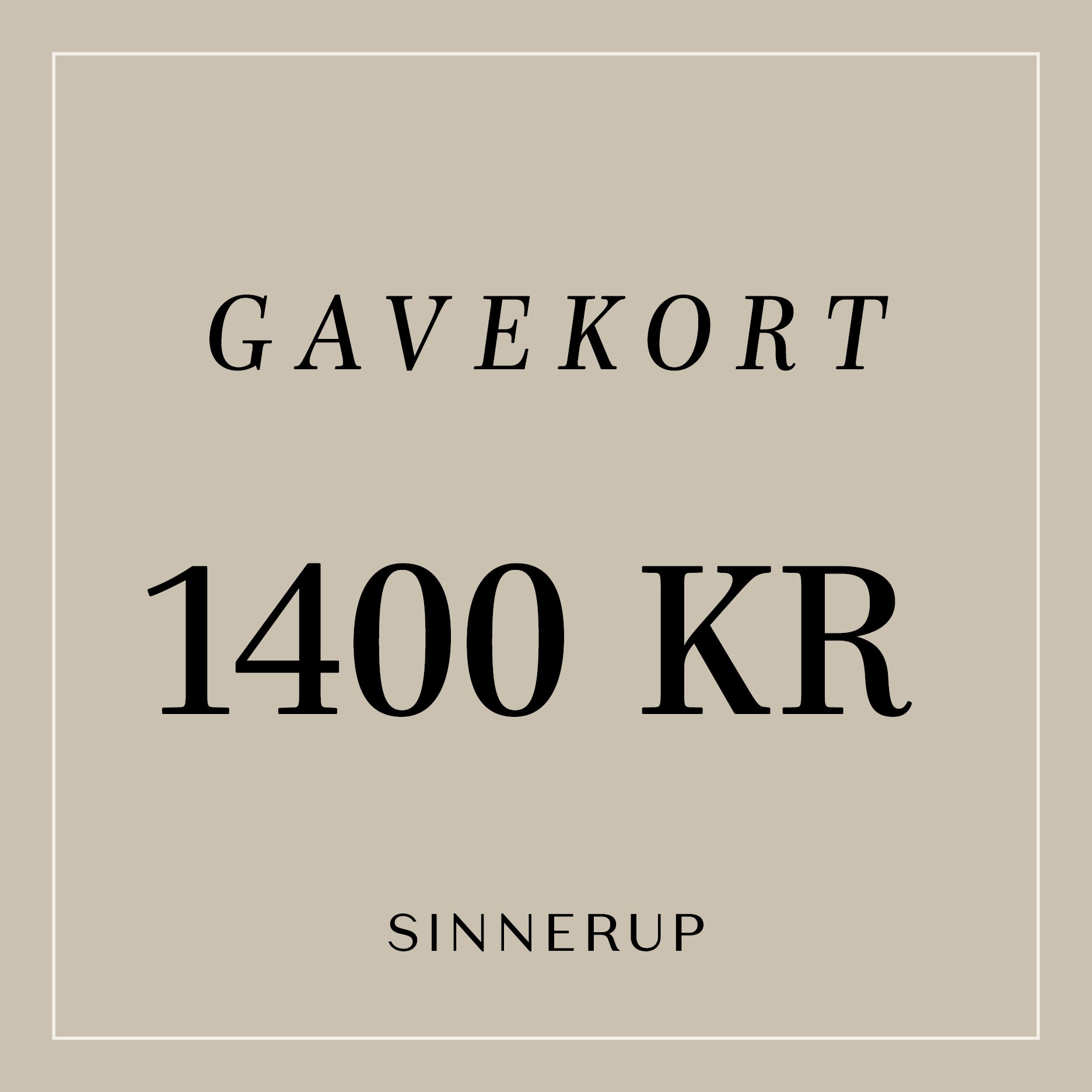 Sinnerup Gavekort