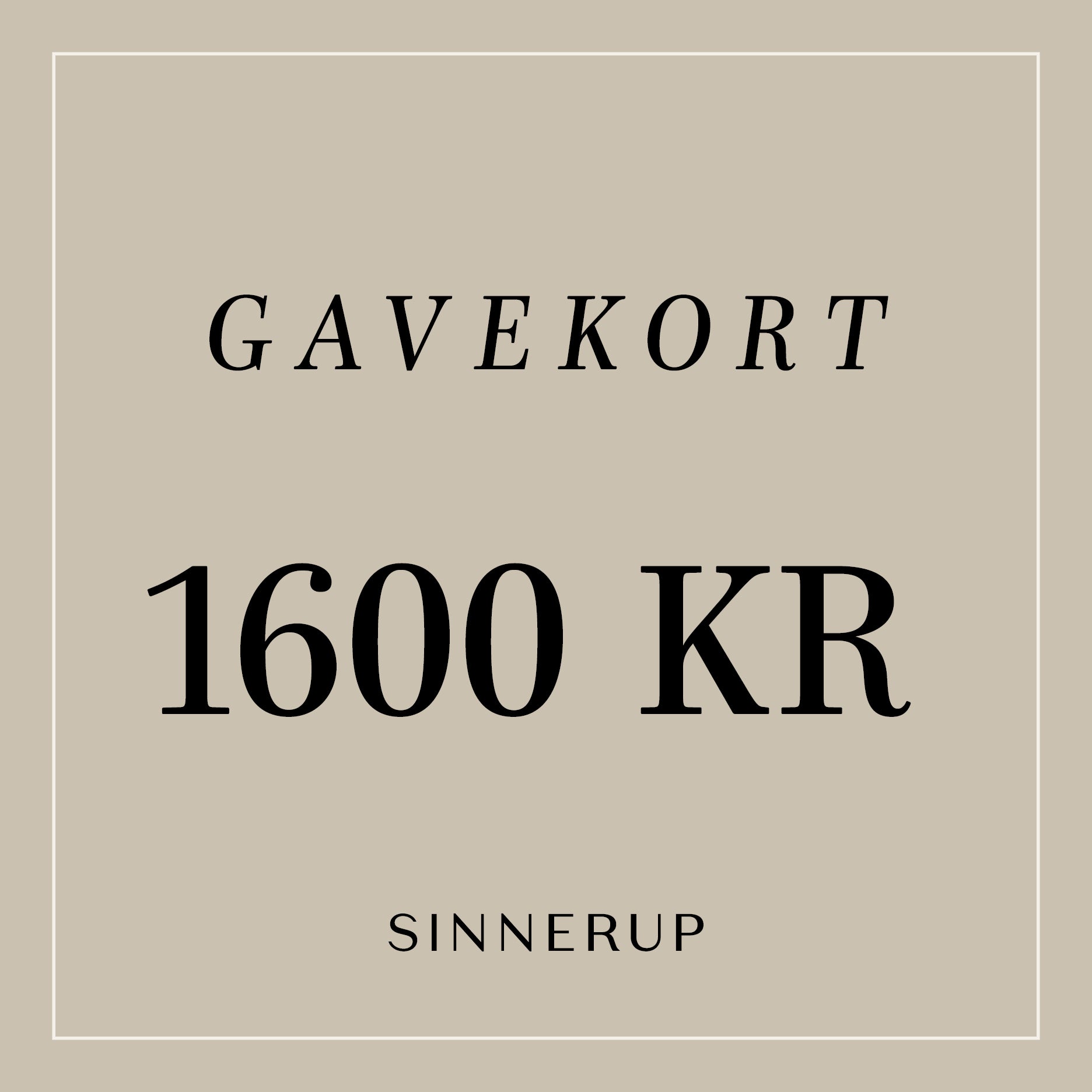 Sinnerup Gavekort