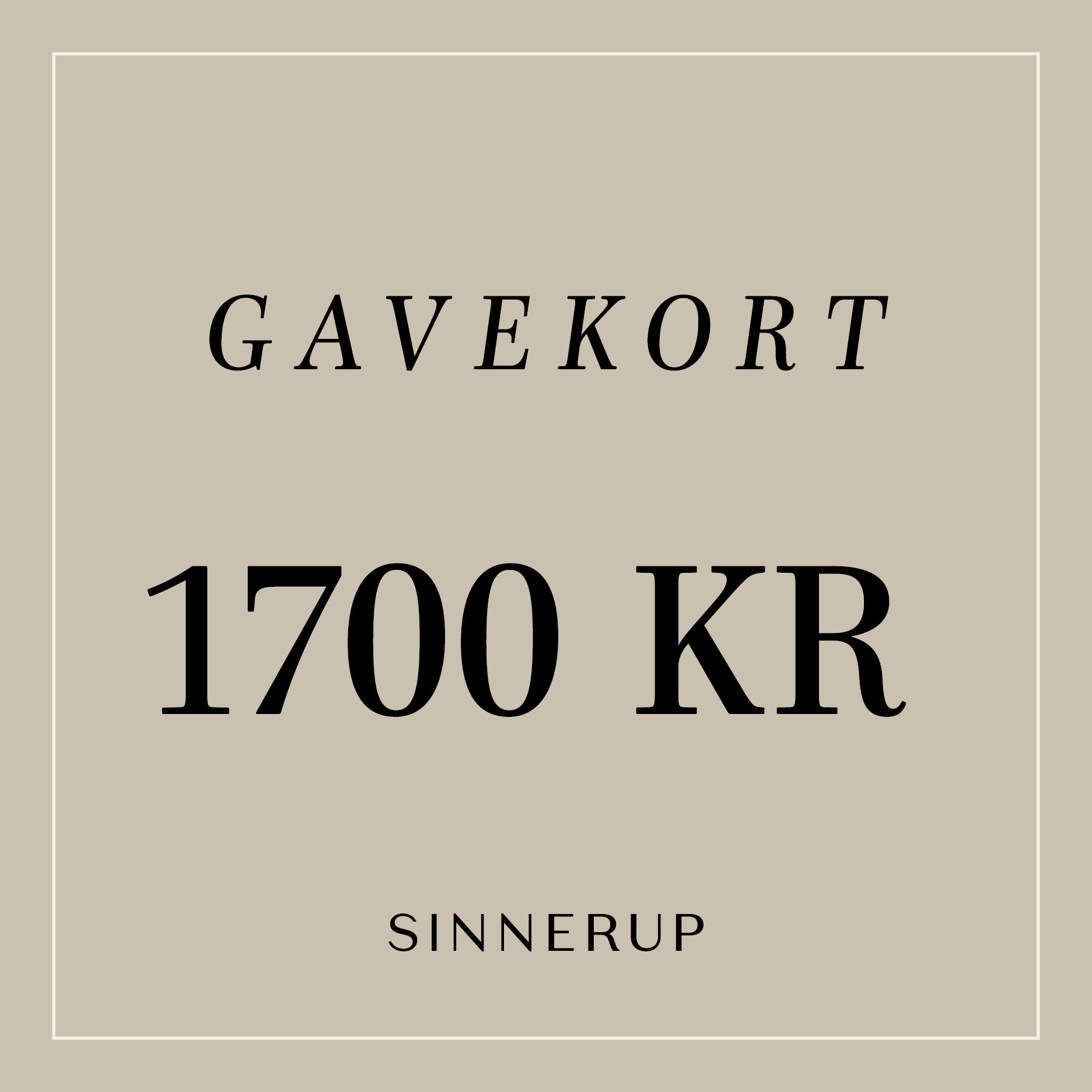 Sinnerup Gavekort