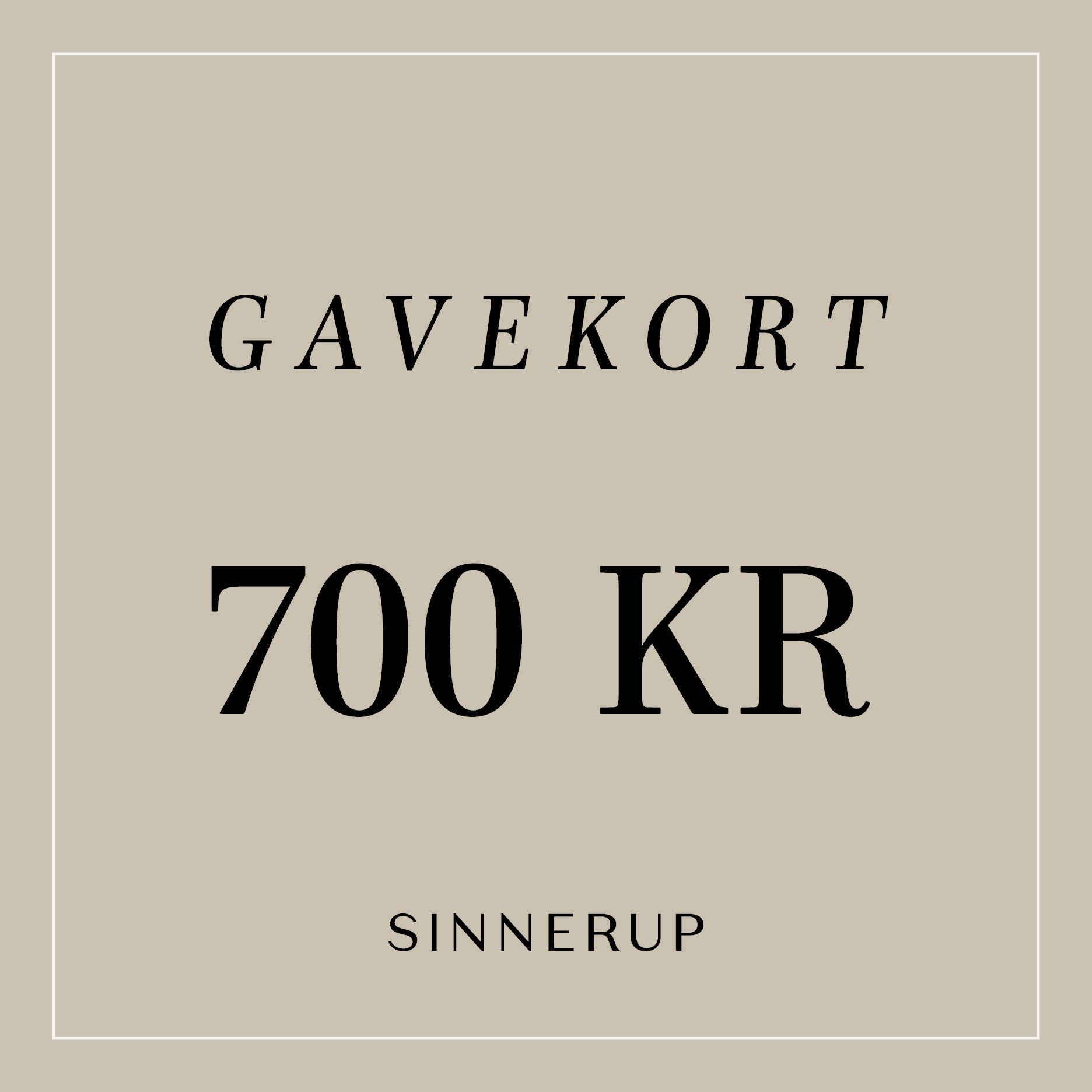 Sinnerup Gavekort
