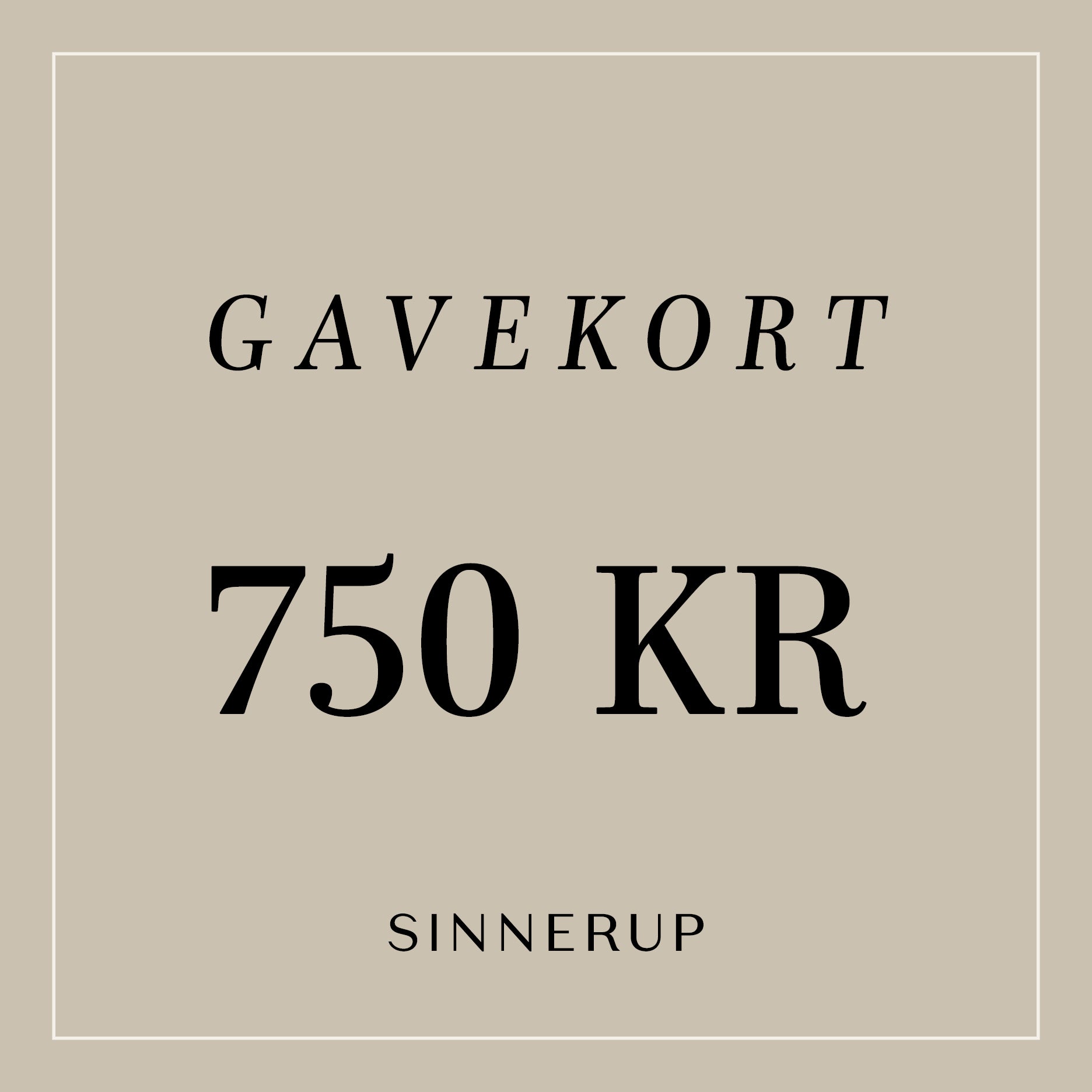 Sinnerup Gavekort