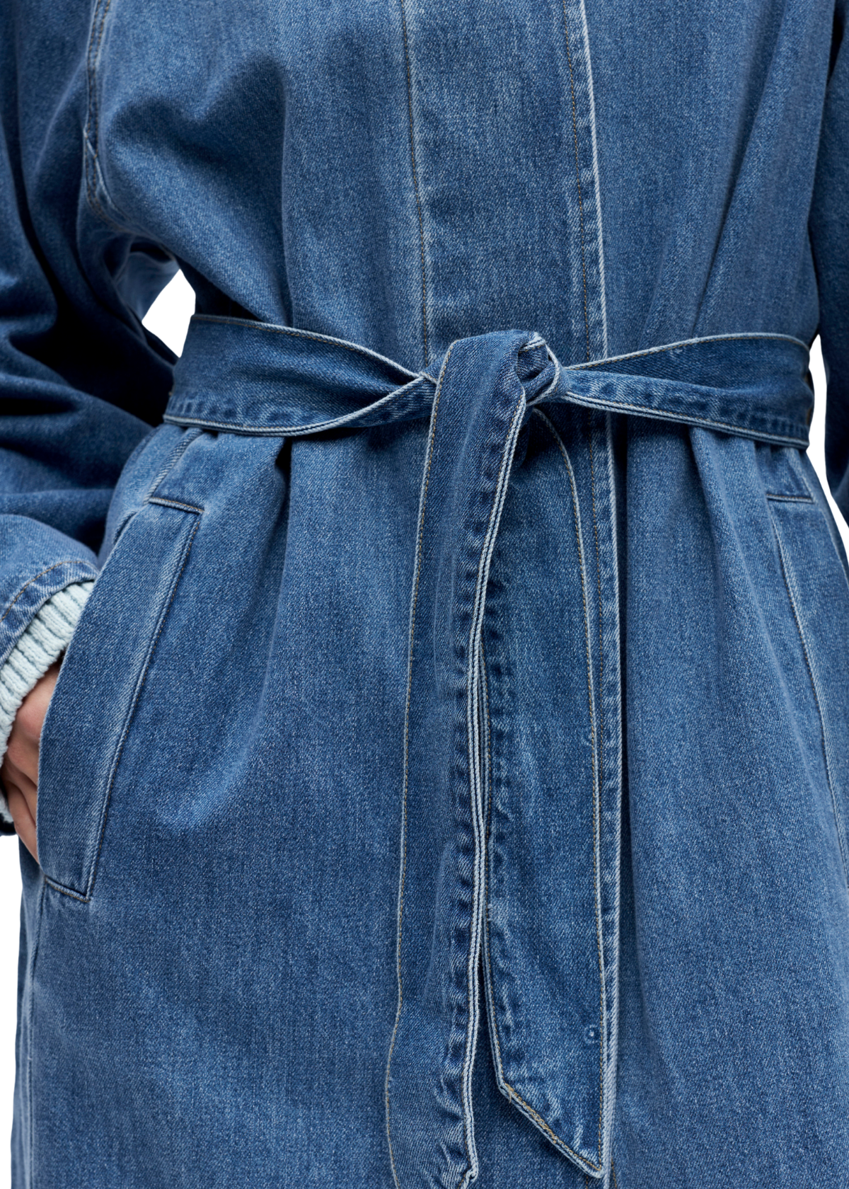 OBJTrinna Denim Trenchcoat