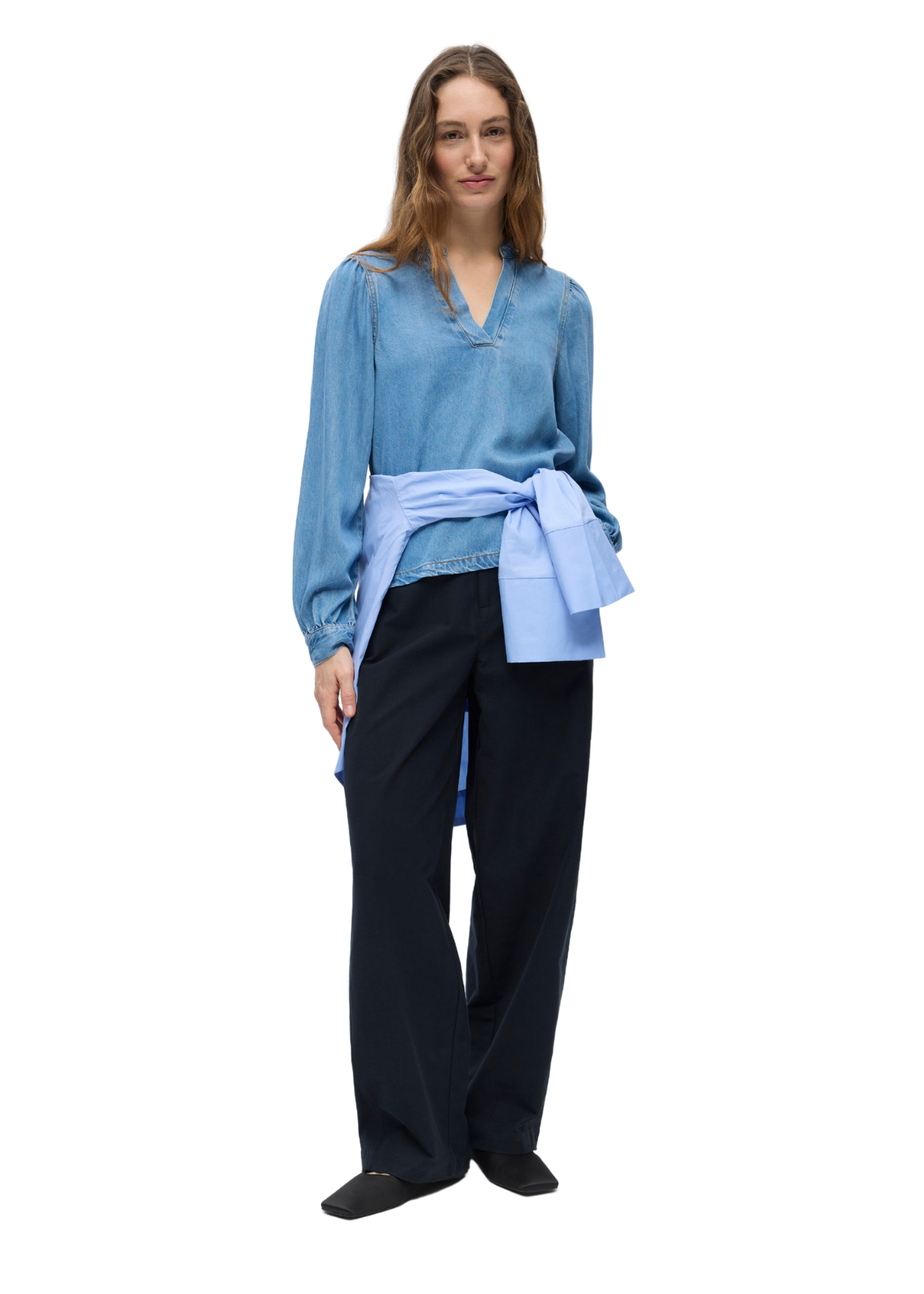 OBJFrame Denim Bluse