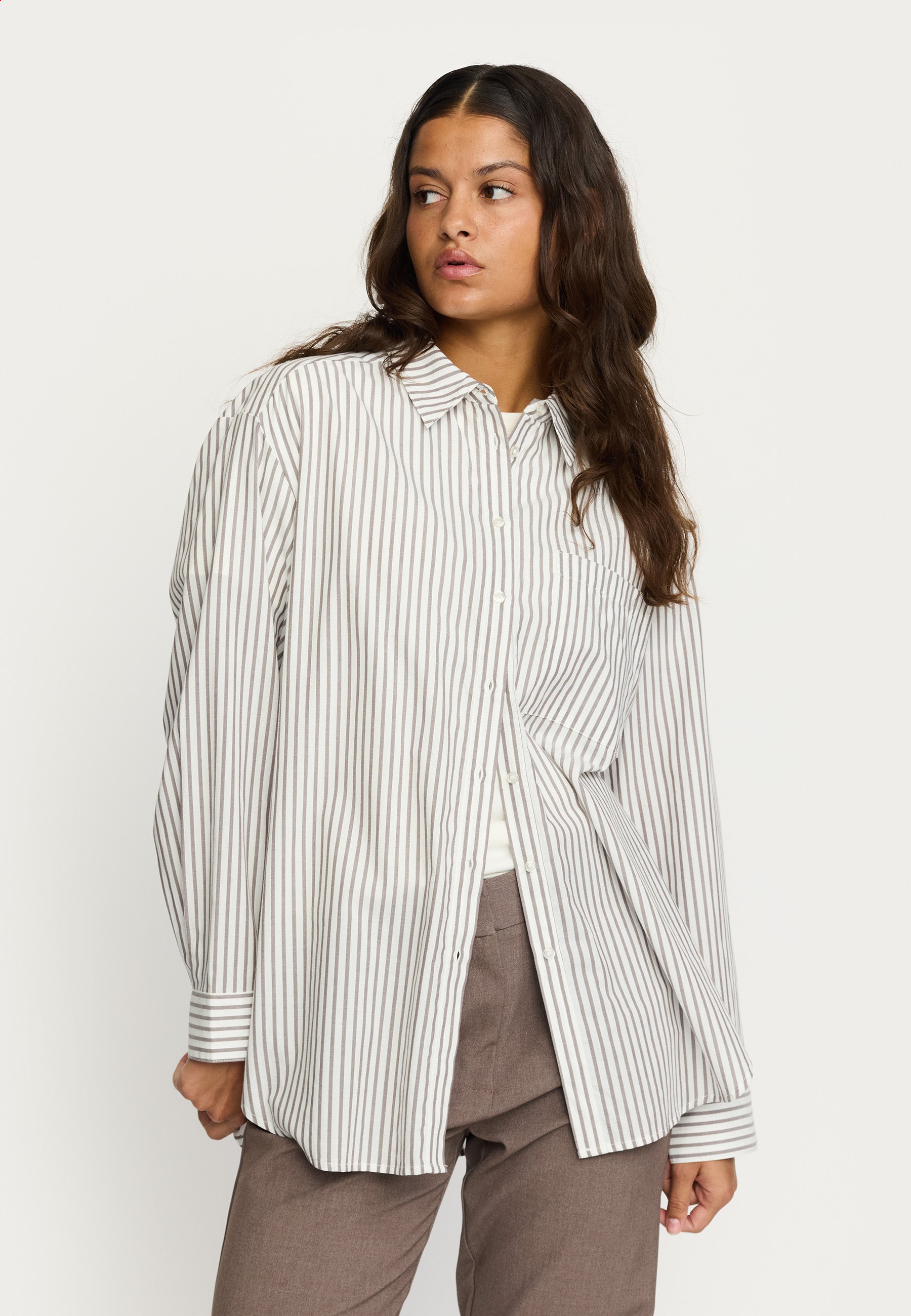 SRVeronica Stribet Skjorte