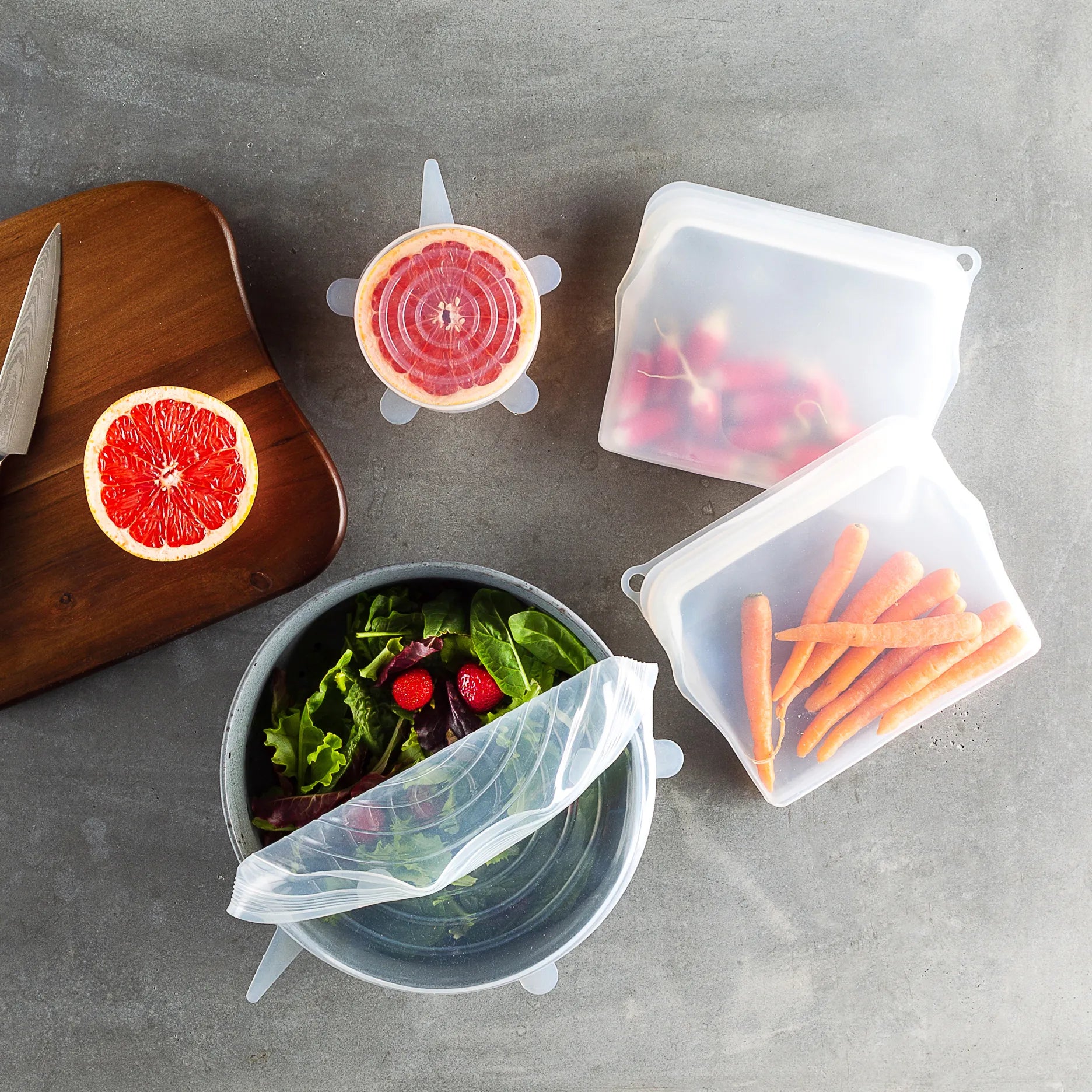 Opbevaringsposer, sæt af 3