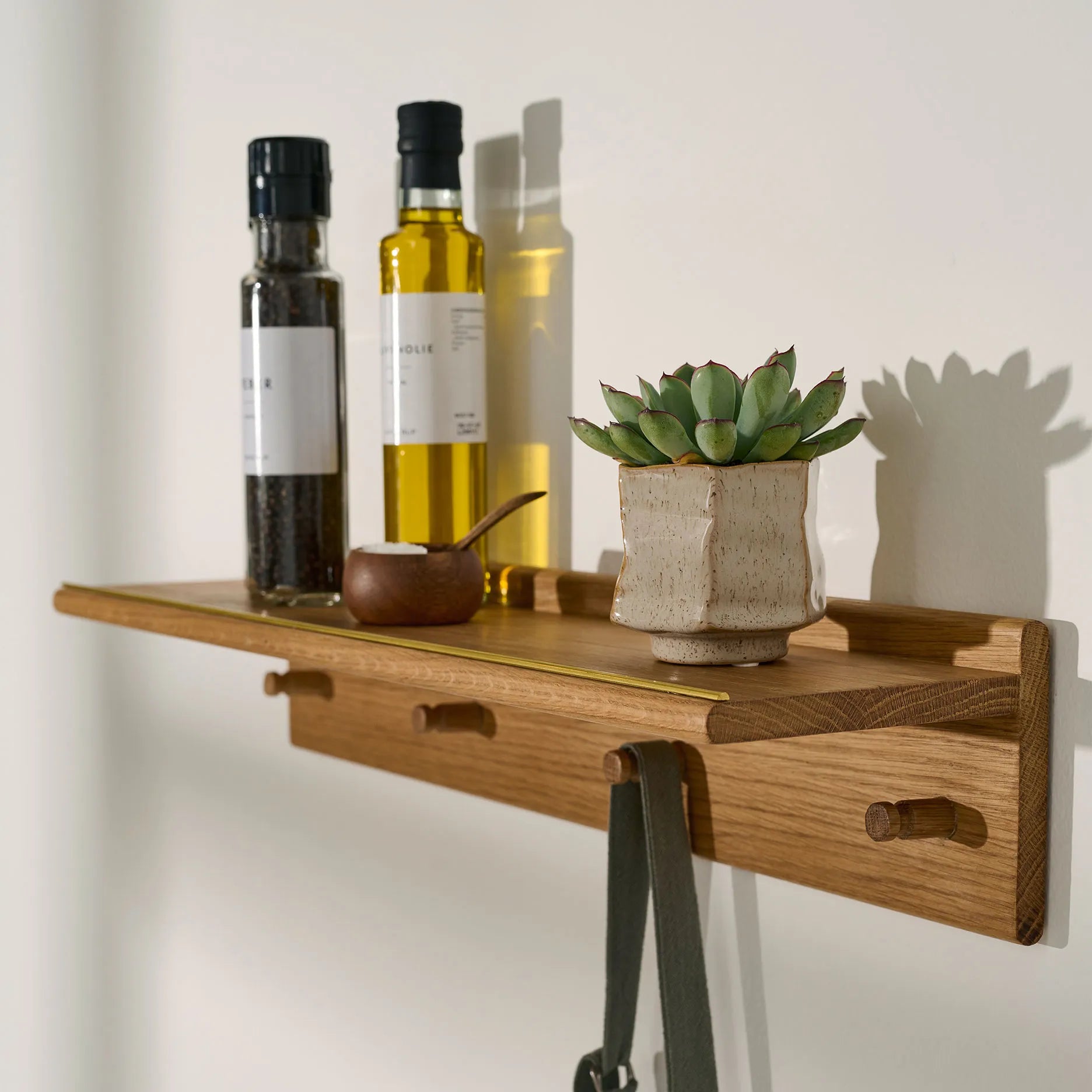 Wood II multi hylde olieret - L60 cm