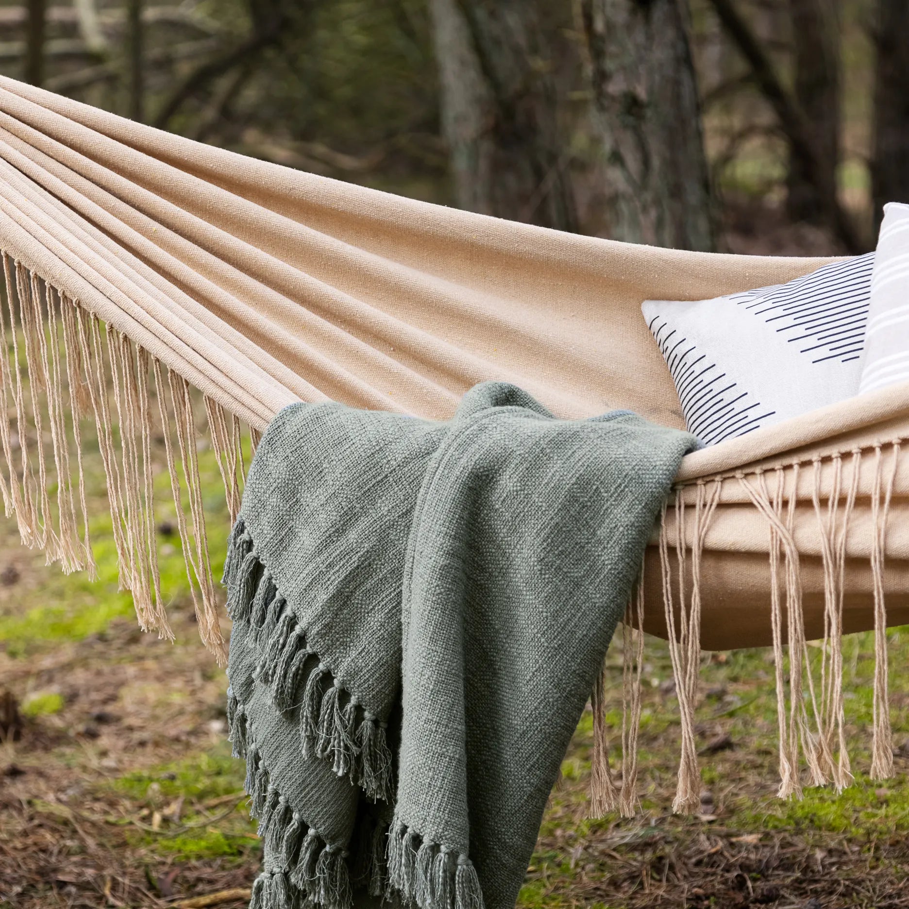 Relax hængekøje med frynser